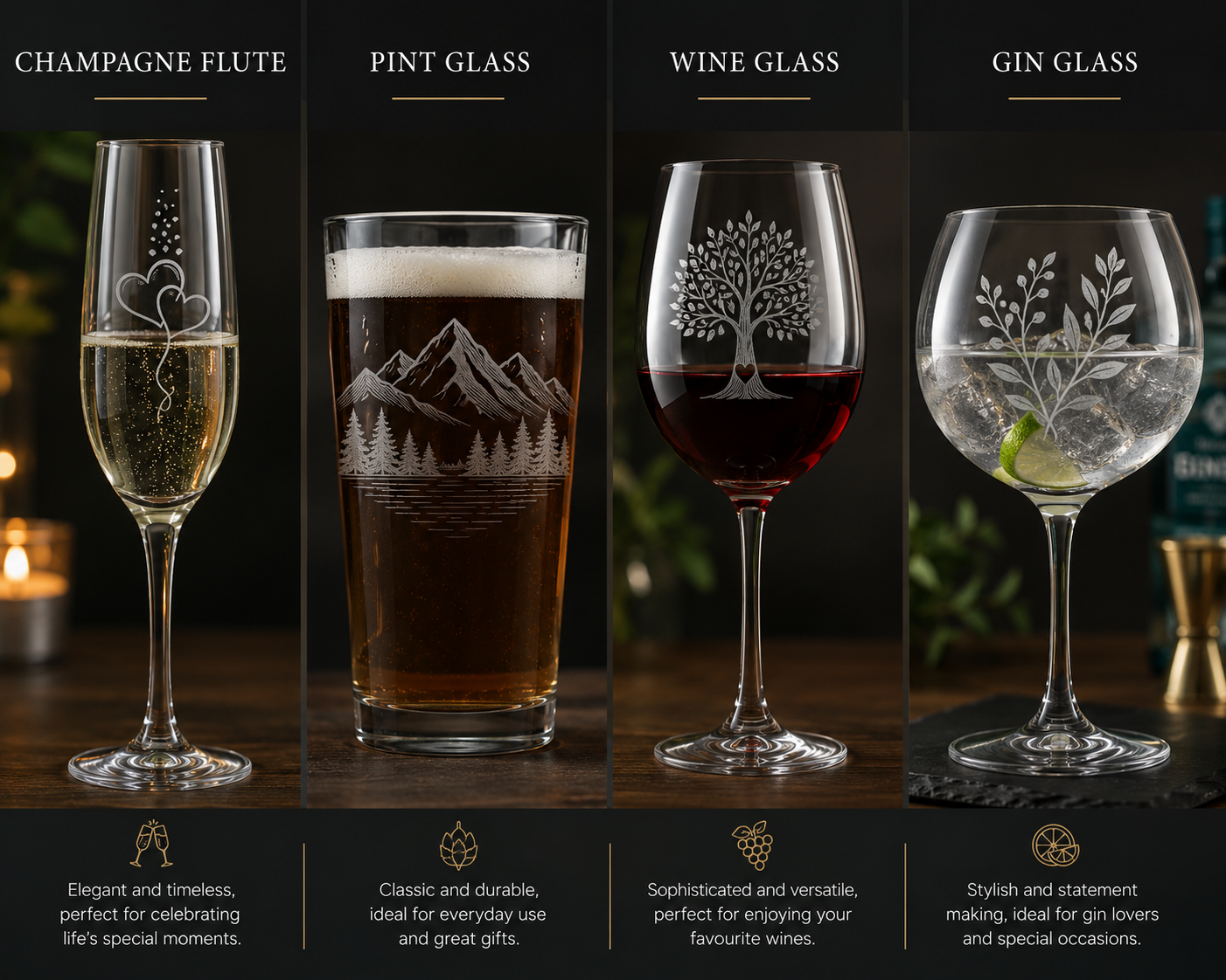 Glass etching